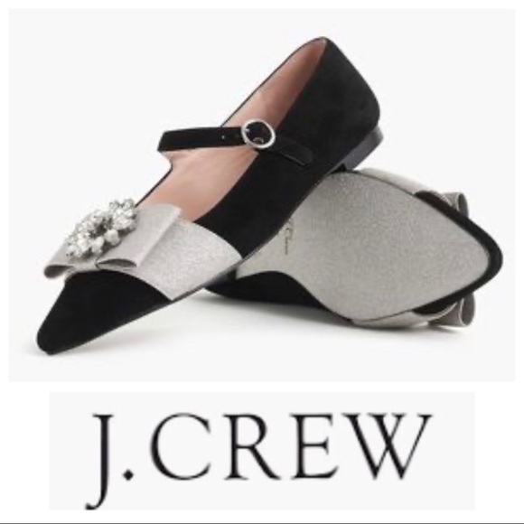 J. Crew Shoes - NWT J. Crew Velvet Marina Mary Janes